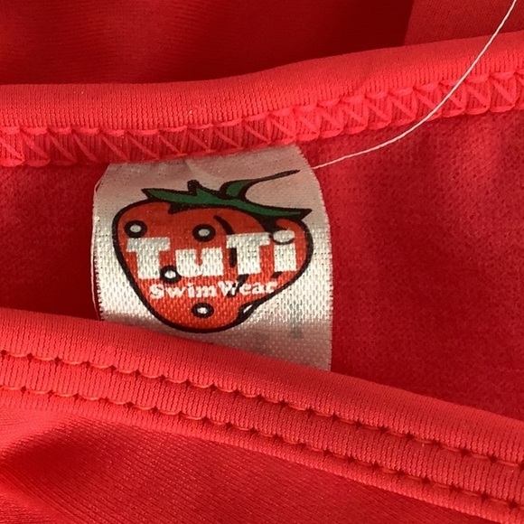 Tuti Swimwear Size Large Red Side Ties Bikini Bottom Made in Brazil New No Tags - Picture 8 of 8